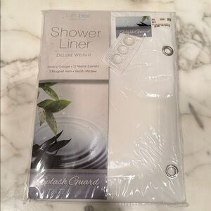 White Shower Liner